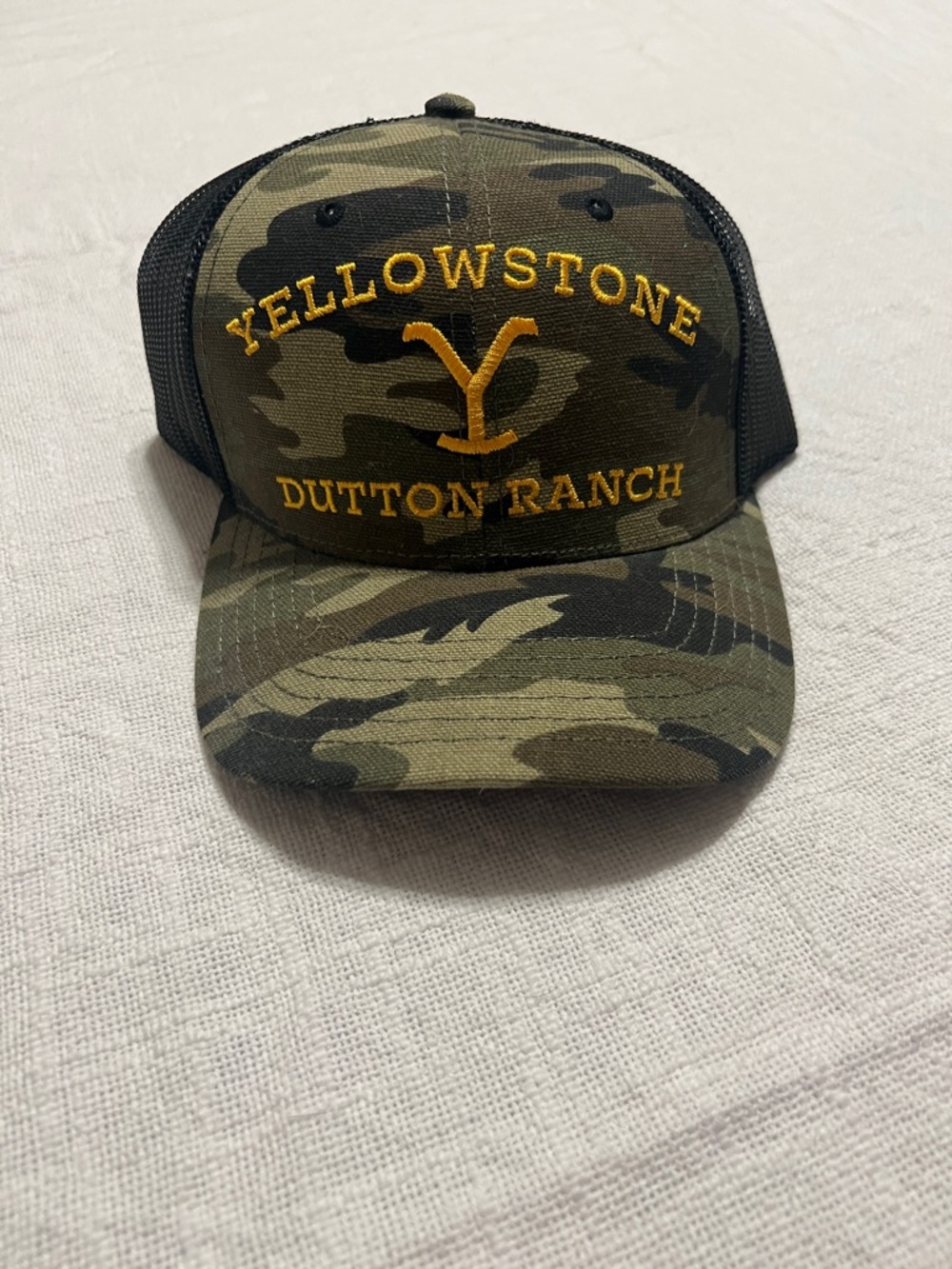 Yellowstone Dutton Ranch Camo Trucker Hat